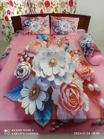  Luxury Duvet Cover Hotel  Bed Sheet Set 